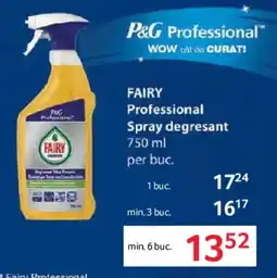 Selgros Fairy professional spray degresant Ofertă