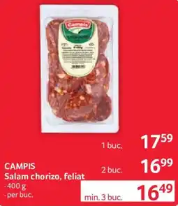 Selgros Campis salam chorizo, feliat Ofertă
