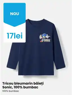 Pepco Sonic tricou bleumarin băieți Ofertă