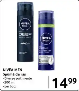 Selgros Nivea men spumă de ras Ofertă