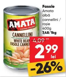 PROFI Amata fasole albă cannellini / roșie Ofertă