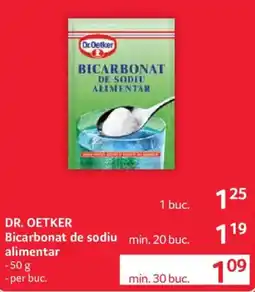 Selgros Dr. Oetker Bicarbonat de sodiu alimentar Ofertă
