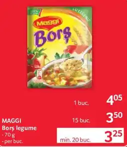 Selgros Maggi Borș legume Ofertă