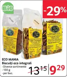 Selgros Eco Mania biscuiti eco integrali Ofertă
