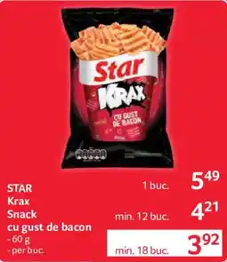 Selgros Star Krax Snack cu gust de bacon Ofertă