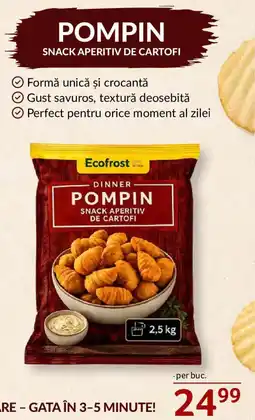 Selgros Ecofrost Pompin snack aperitiv de cartofi Ofertă