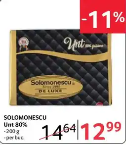 Selgros Solomonescu unt 80% Ofertă