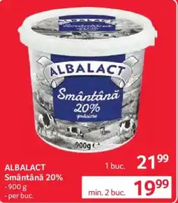 Selgros Albalact smântână 20% Ofertă