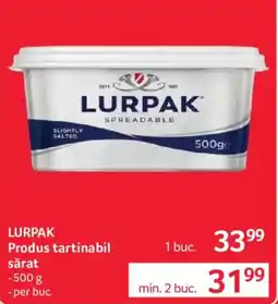 Selgros Lurpak produs tartinabil sărat Ofertă