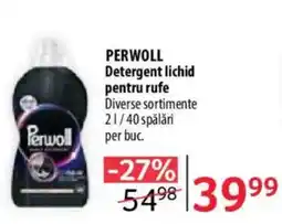 Selgros Perwoll detergent lichid pentru rufe Ofertă