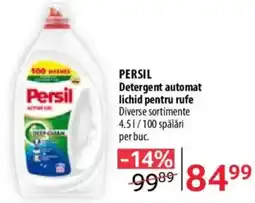 Selgros Persil detergent automat lichid pentru rufe Ofertă