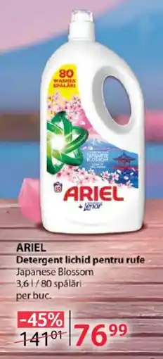 Selgros Ariel detergent lichid pentru rufe Ofertă
