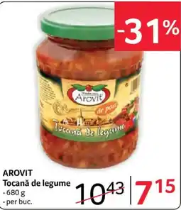 Selgros Arovit tocană de legume Ofertă