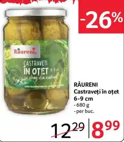 Selgros Răureni castraveți în oțet Ofertă