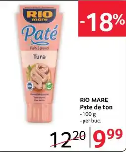 Selgros Rio mare Pate de ton Ofertă