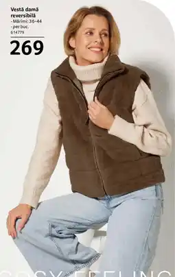 Selgros Vestă damă reversibilă Ofertă