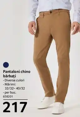 Selgros Pantaloni chino bărbați Ofertă