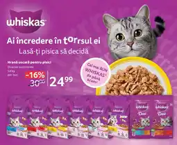 Selgros whiskas hrană uscată pentru pisici Ofertă