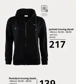 Selgros Jachetă trening damă Ofertă