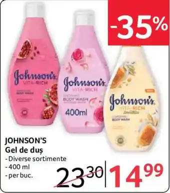 Johnson's Gel de duș