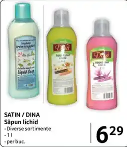 Selgros Satin / Dina Săpun lichid Ofertă