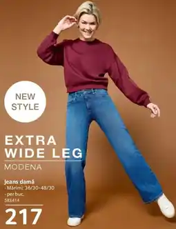 Selgros Modena extra wide leg jeans damă Ofertă