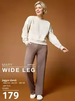 Selgros Mary wide leg jogger damă Ofertă
