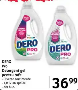 Selgros Dero pro detergent gel pentru rufe Ofertă