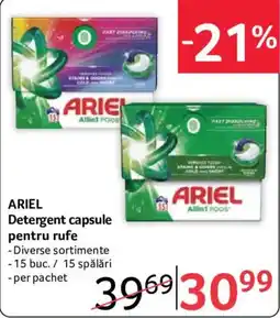 Selgros Ariel detergent capsule pentru rufe Ofertă