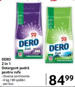 Selgros Dero detergent pudră pentru rufe Ofertă