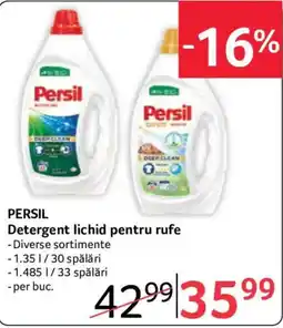 Selgros Persil detergent lichid pentru rufe Ofertă