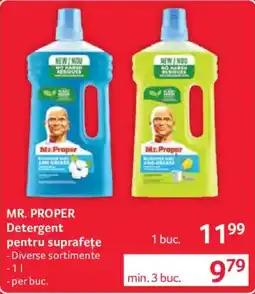 Selgros Mr. Proper Detergent pentru suprafețe Ofertă