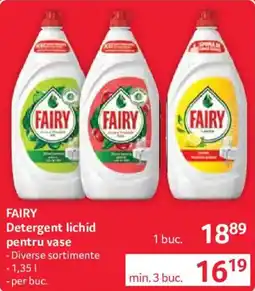 Selgros Fairy detergent lichid pentru vase Ofertă