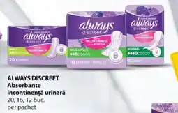 Selgros Always discreet Absorbante incontinentă urinară Ofertă