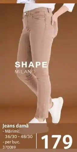 Selgros Shape milano jeans damă Ofertă