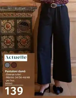 Selgros Actuelle Pantaloni damă Ofertă
