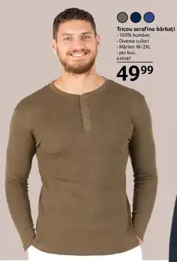 Selgros Tricou serafino bărbați Ofertă