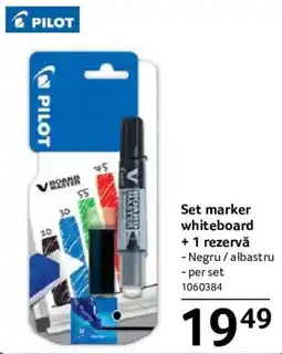 Selgros Pilot set marker whiteboard Ofertă