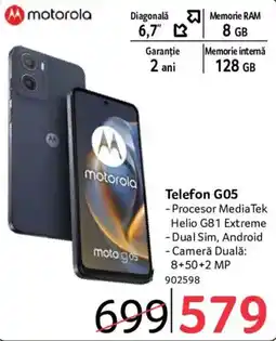 Selgros motorola telefon g05 Ofertă