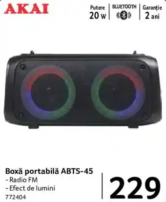 Akai boxă portabilă ABTS-45