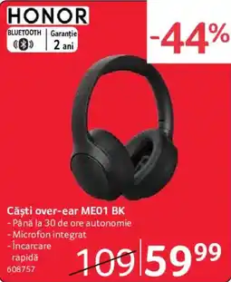 Selgros Honor Căști over-ear ME01 BK Ofertă