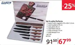 Selgros Cooking Heinner set 6 cuțite Perfecto Ofertă