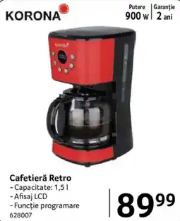 Selgros Korona Cafetieră Retro Ofertă