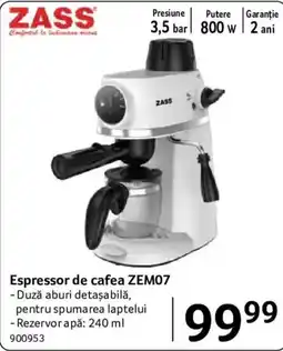 Selgros Zass espressor de cafea zem07 Ofertă