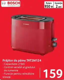 Selgros Bosch prăjitor de pâine TAT2M124 Ofertă