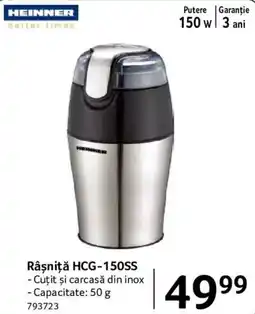 Selgros Heinner rășniță hcg-150ss Ofertă