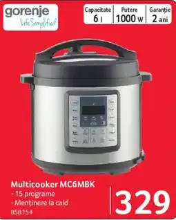 Selgros Gorenje Multicooker MC6MBK Ofertă