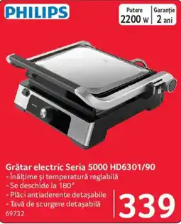 Selgros Philips grătar electric seria 5000 hd6301/90 Ofertă