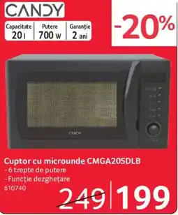 Selgros Candy Cuptor cu microunde CMGA20SDLB Ofertă