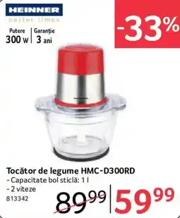 Selgros Heinner tocător de legume hmc-d300rd Ofertă